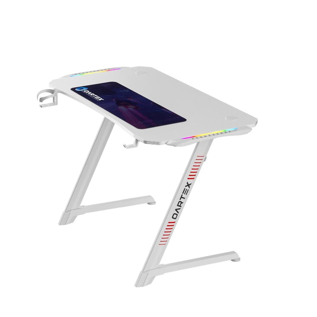 Oartex OX-1160 Carbon Fiber Gaming Table 110*60*75cm Include Mousepad with RGB Light