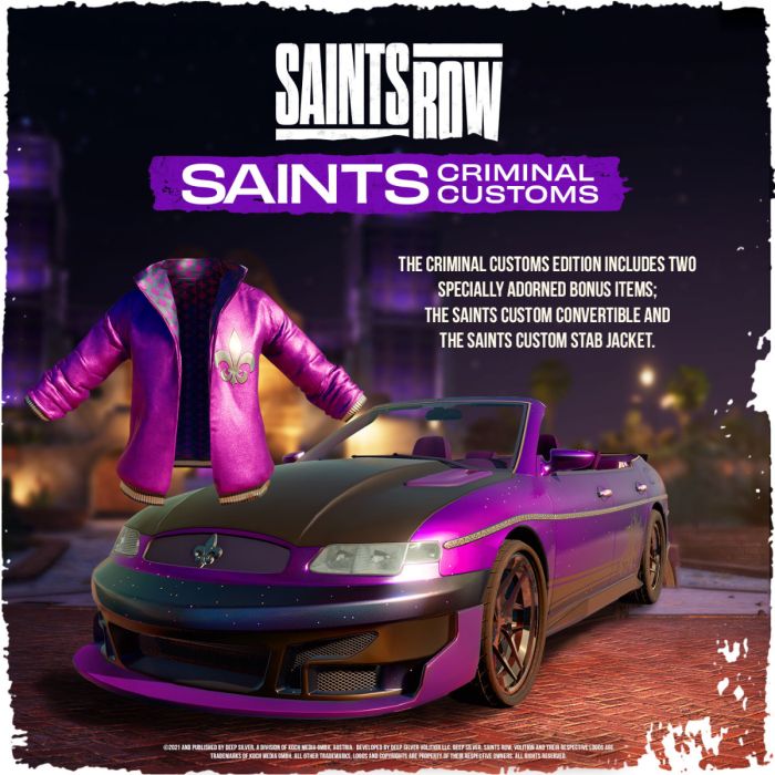 Saints Row Criminal Customs Edition Xbox Series X