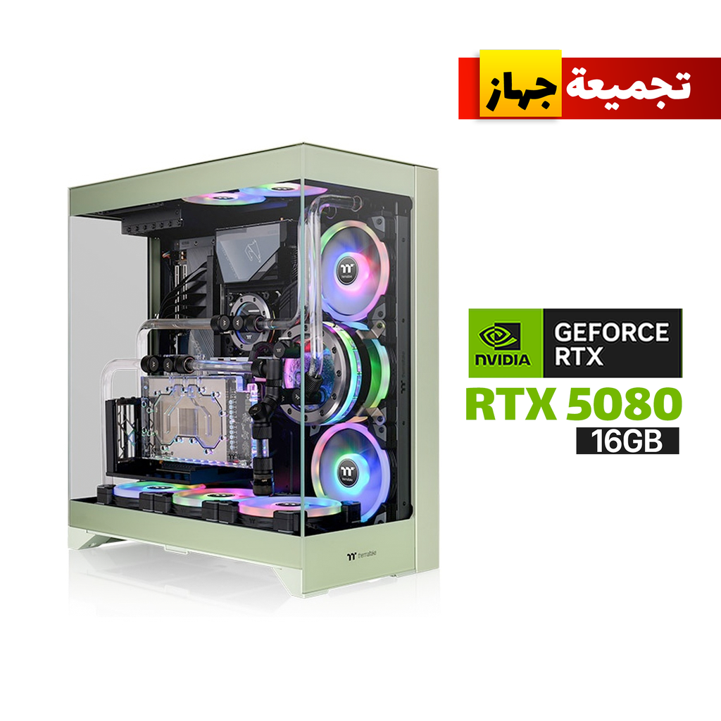 [CA-1Z8-00MEWN-00-GPC1] Gaming PC i9-14900K ,ASUS TUF Z790 WIF, 32GB D5 RAM, 2TB SSD NVMe Gen 4,RTX 5080 16GB VGA,1000 WATT GOLD PSU,TT L360 Liquid Cooler,TT CTE E550 TG Mid Tower Case,Thermaltake CT120 EX ARGB 120mm Fans,Lian-Li Strimers,Win 11 Pro (License)