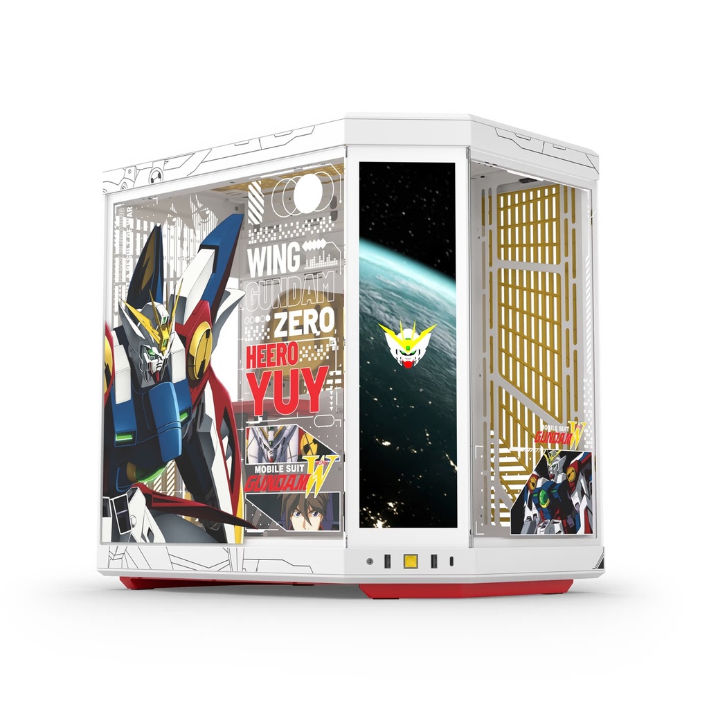 [CS-HYTE-Y70TTI-GWING] HYTE Y70 TOUCH INFINITE - 14.5 Inch lntegrated IPS Touchscreen ATX Case - Gundam Wing