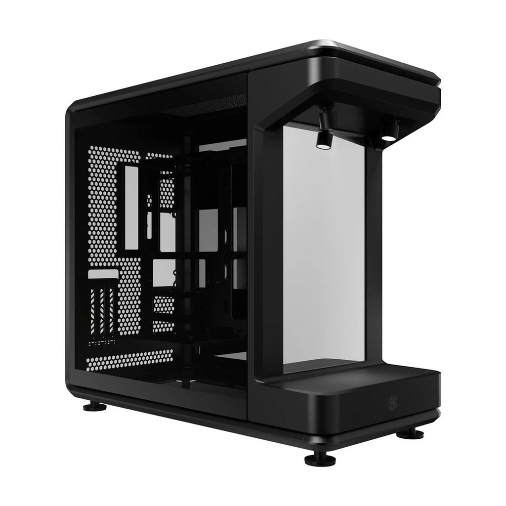 Cooler Master MasterFrame 360 Stage Mirror ATX Mid-Tower Right & Left Panel Tempered Glass Case -Black