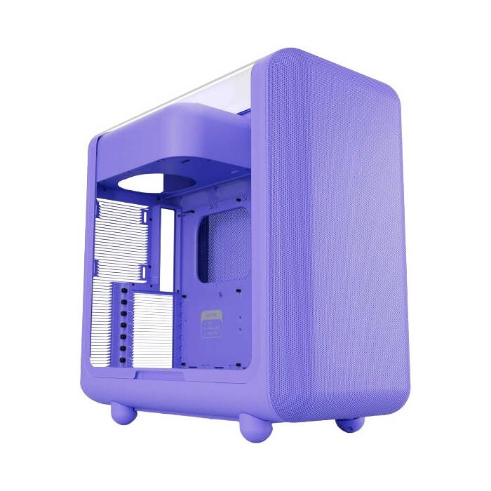 HYTE X50 Micro-Mesh Mid-Tower Modern Performance Gaming Case - Taro Milk