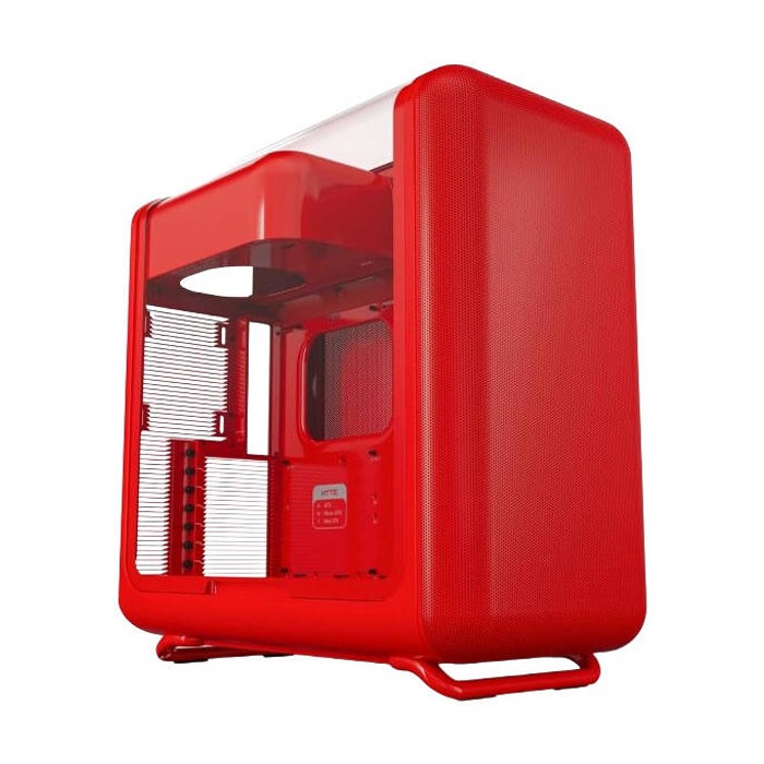 [CS-HYTE-X50G-RR] HYTE X50 Micro-Mesh Mid-Tower Modern Performance Gaming Case - Wild Cherry