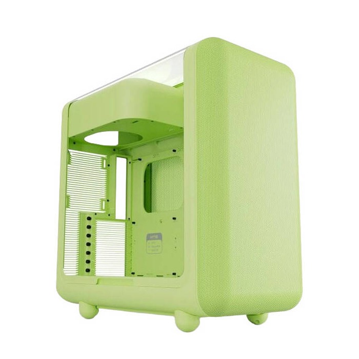 HYTE X50 Micro-Mesh Mid-Tower Modern Performance Gaming Case - Matcha Milk