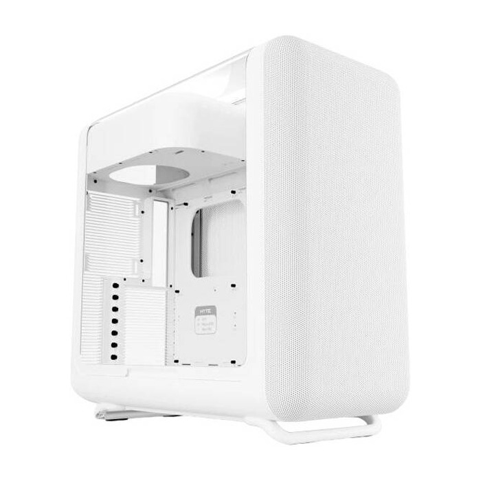 HYTE X50 Micro-Mesh Mid-Tower Modern Performance Gaming Case - Snow White