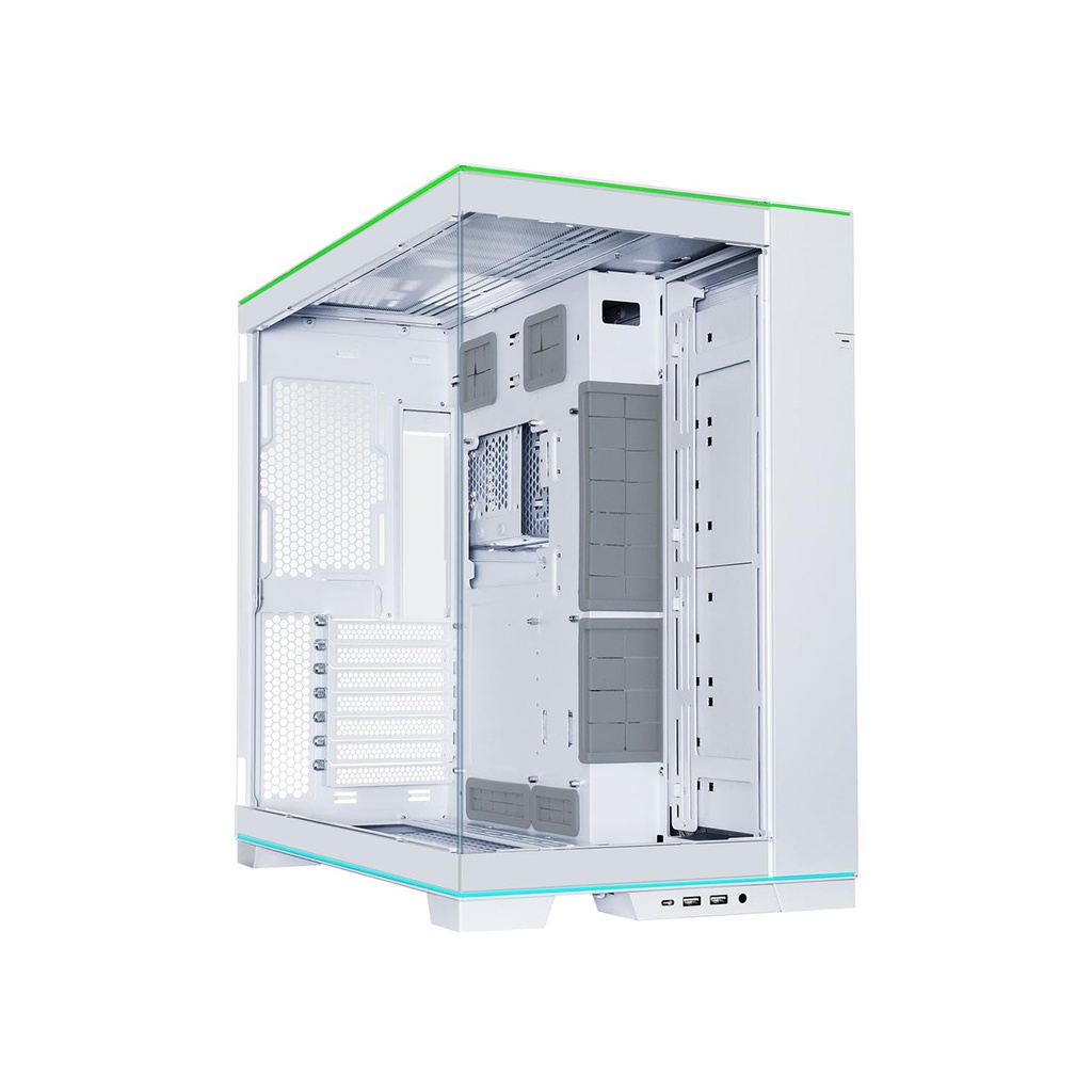 Lian Li O11 Dynamic EVO RGB E-ATX Mid Tower Gaming PC Case (Fans not Included)- White
