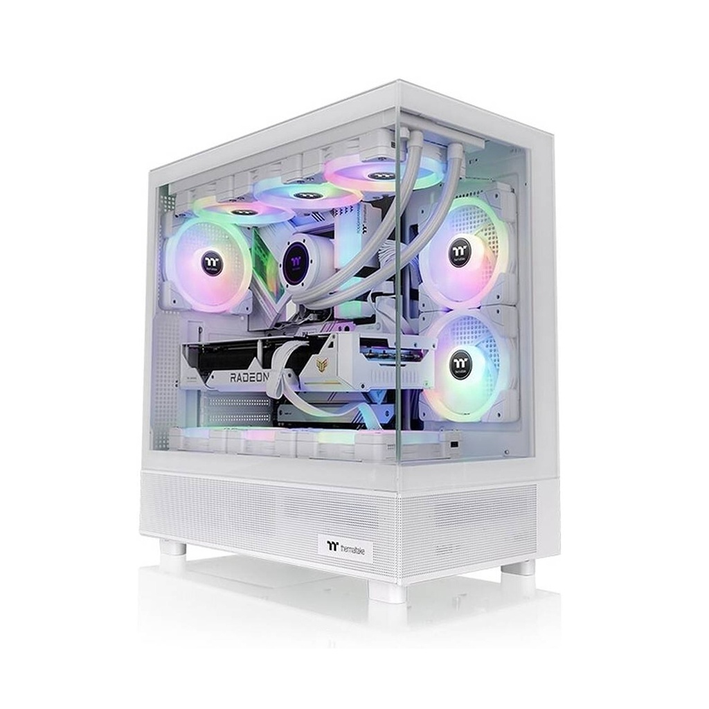 [CA-1Y7-00M6WN-03] Thermaltake View 270 TG ARGB M-ATX PC Case, Tempered Glass Front and Left Panels, Supports up to 360mm Radiator, 1* CT140 ARGB Preinstalled Fan, USB Type-C x 1, USB 3.0 x 2, Snow | CA-1Y7-00M6WN-03
