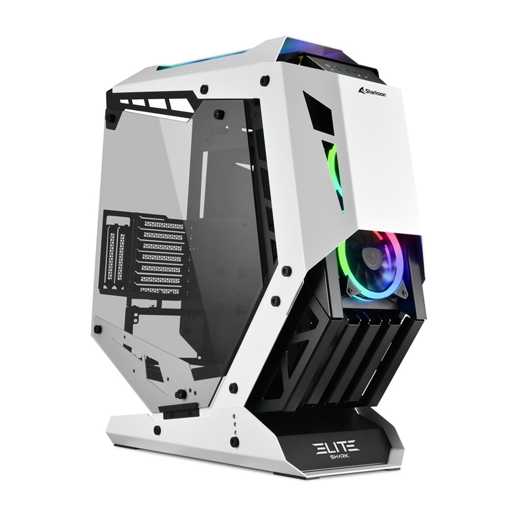 [4044951032112] Sharkoon Elite Shark CA700 ATX PC Case Black/White