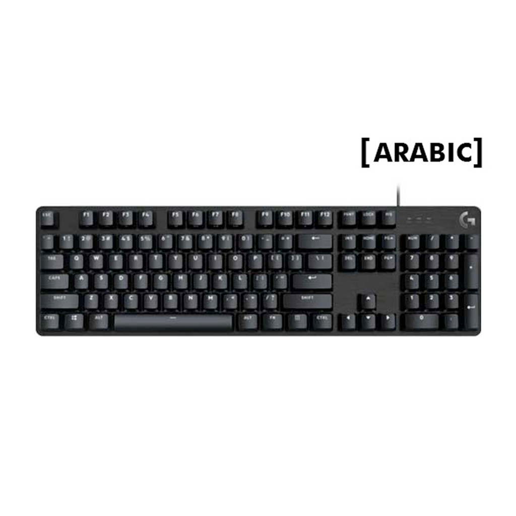 [920-010806] Logitech G413 SE Wired Mechanical Gaming Keyboard English/Arabic With Tactile Mechanical Switch - Black