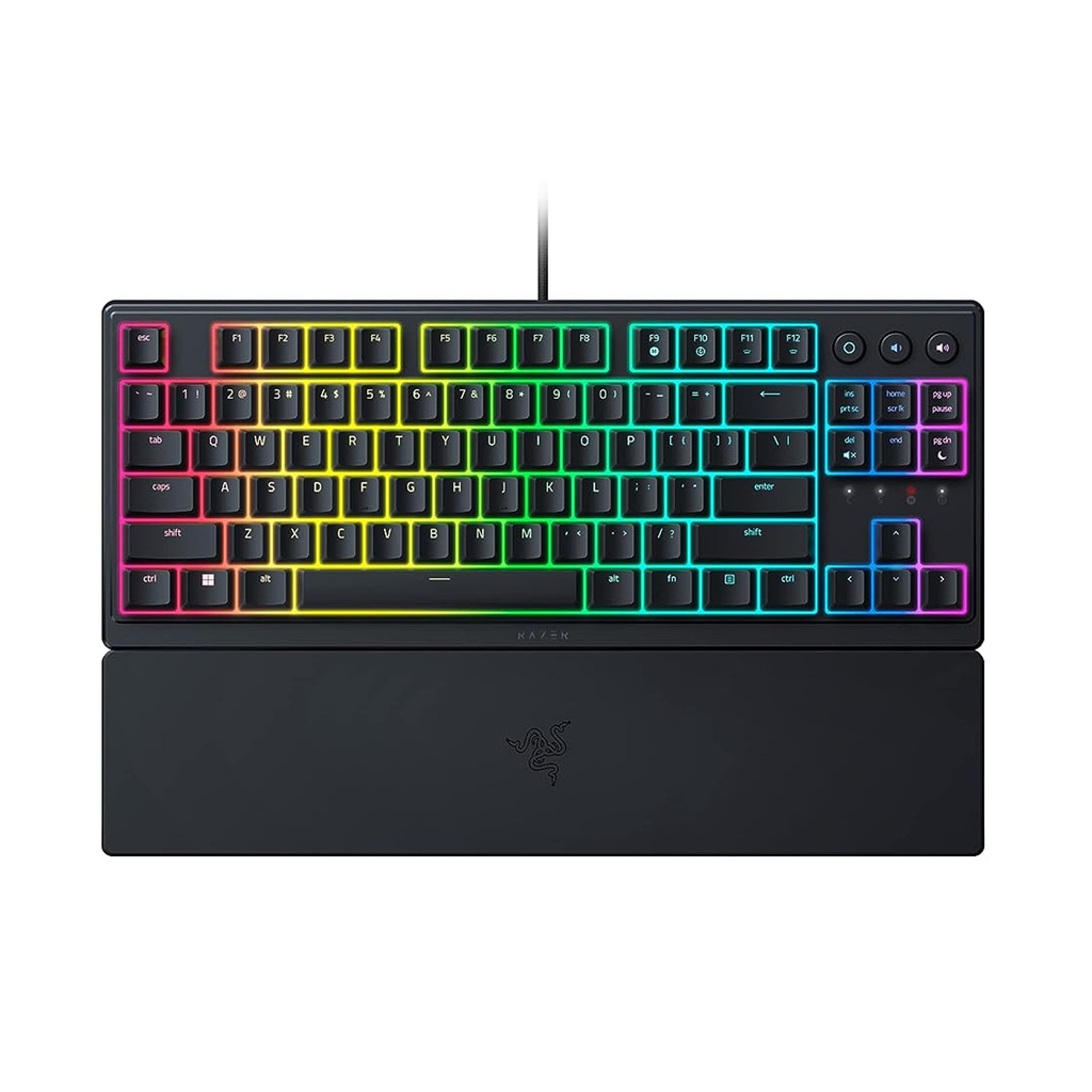 [RZ03-04880100-R3M1] Razer Ornata V3 Tenkeyless - Low Profile Gaming Mechanical Membrane Wired Keyboard