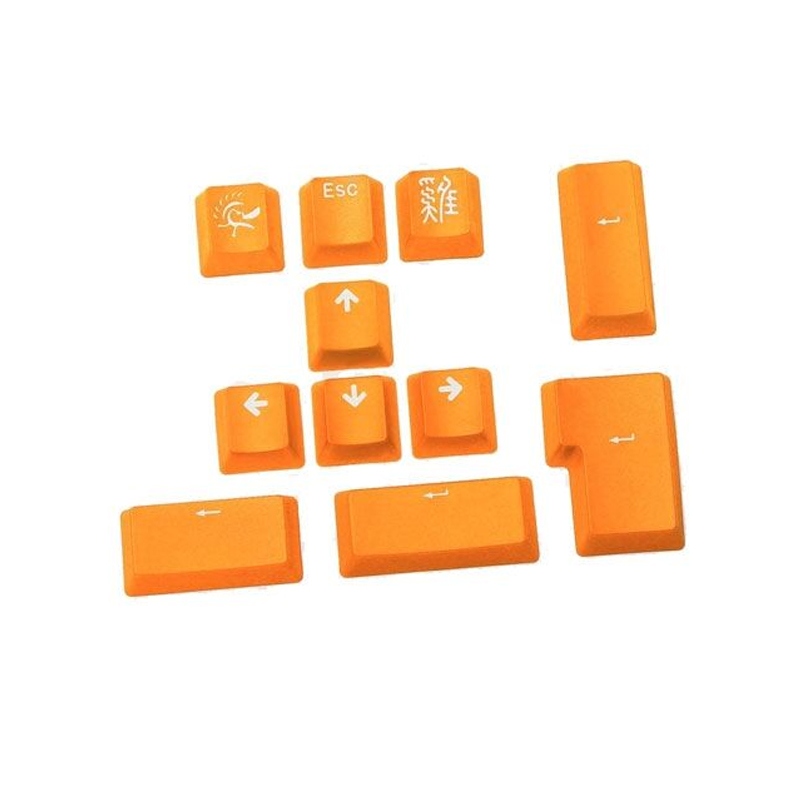 [DKSA11-USPDYNWO1] Ducky Double Shot PBT KeyCaps Set - Yellow