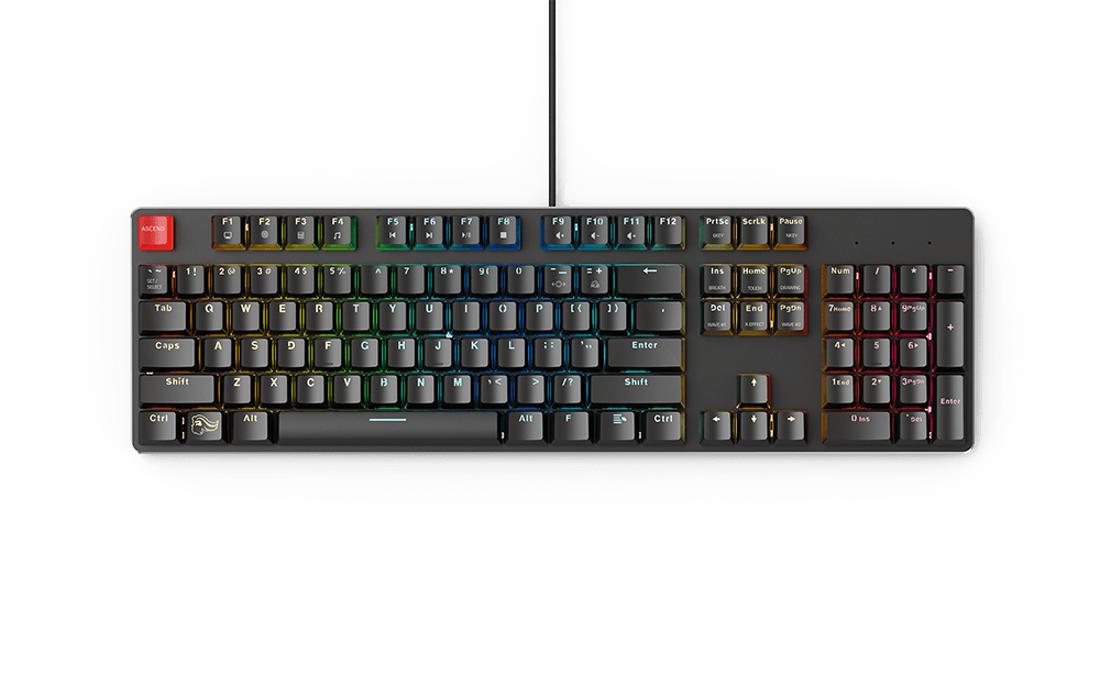 [GMMK-BRN] Glorious Modular Mechanical Keyboard - Full Size (Pre-Built) Gateron Brown Switch