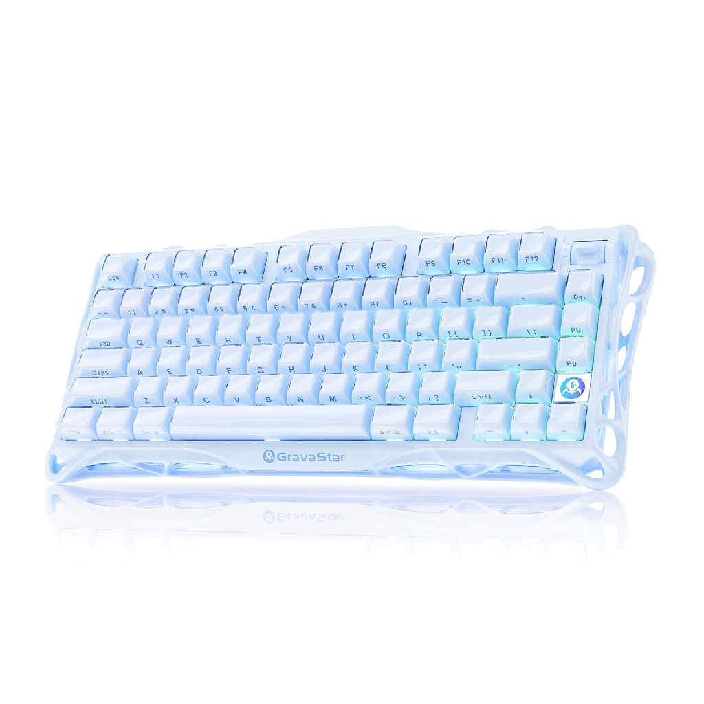 [GS] GravaStar Mercury X AIR Wireless Gaming Mouse With 8K Dongle - Onyx Crystal