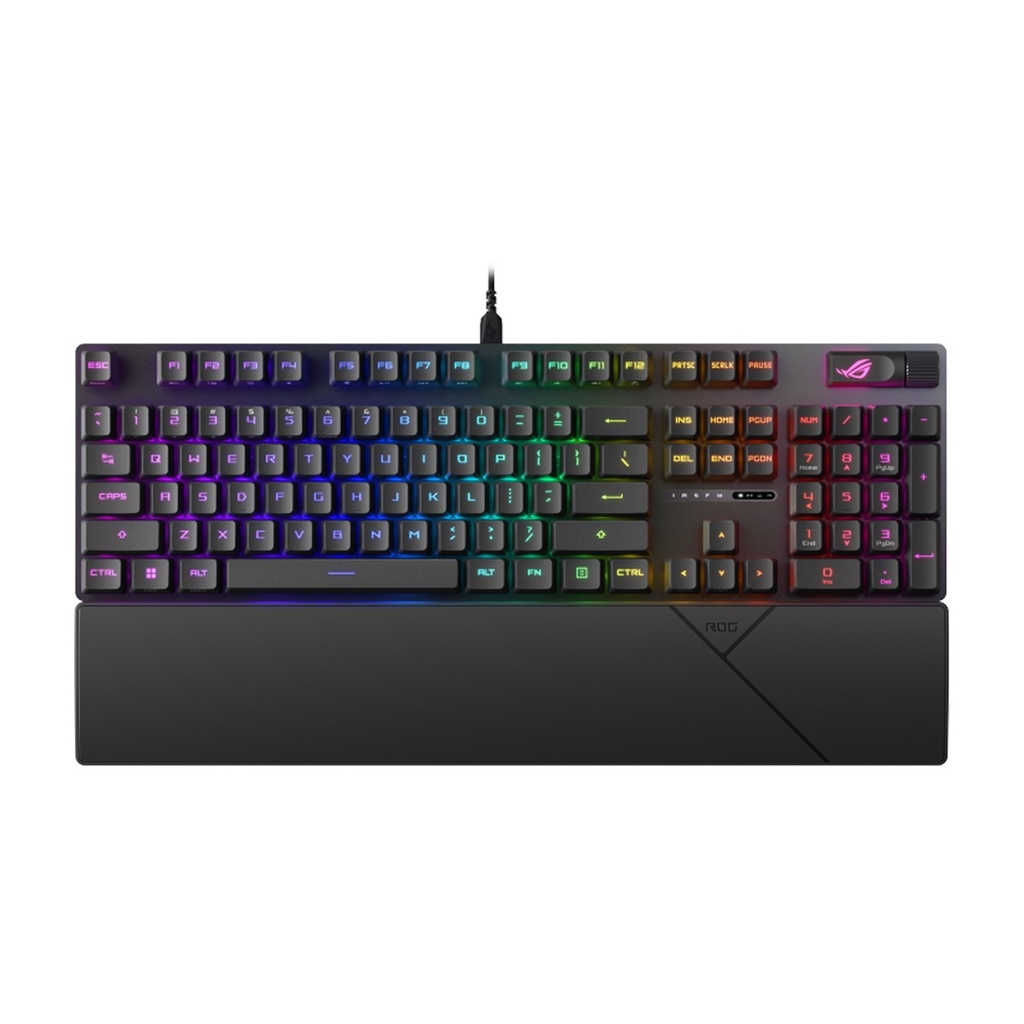[90MP0350-BKUA01] Asus XA11 Rog Strix Scope II Wired Optical Mechanical Gaming Keyboard RX Red Switch Linear & Swift - Black