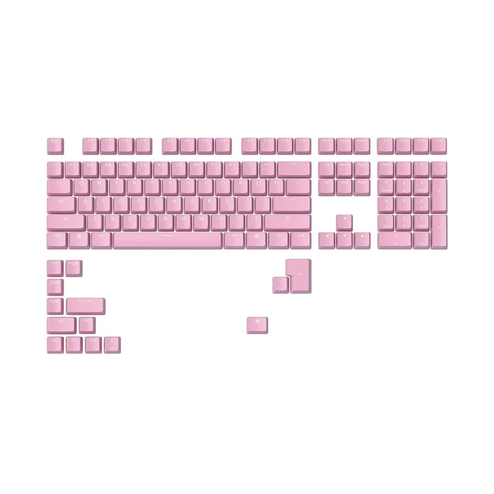 [GLO-KC-ABS-USKIT-P] Glorious GMMK ABS Doubleshot V2 USA Base Kit Mechanical Keycaps (123 Keys) - Pink