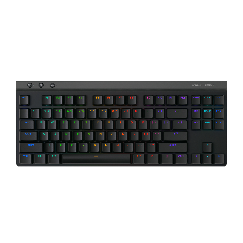 [920-012538] Logitech G515 TKL LIGHTSPEED Low-Profile Wireless Gaming Keyboard Tactile Switch - Black