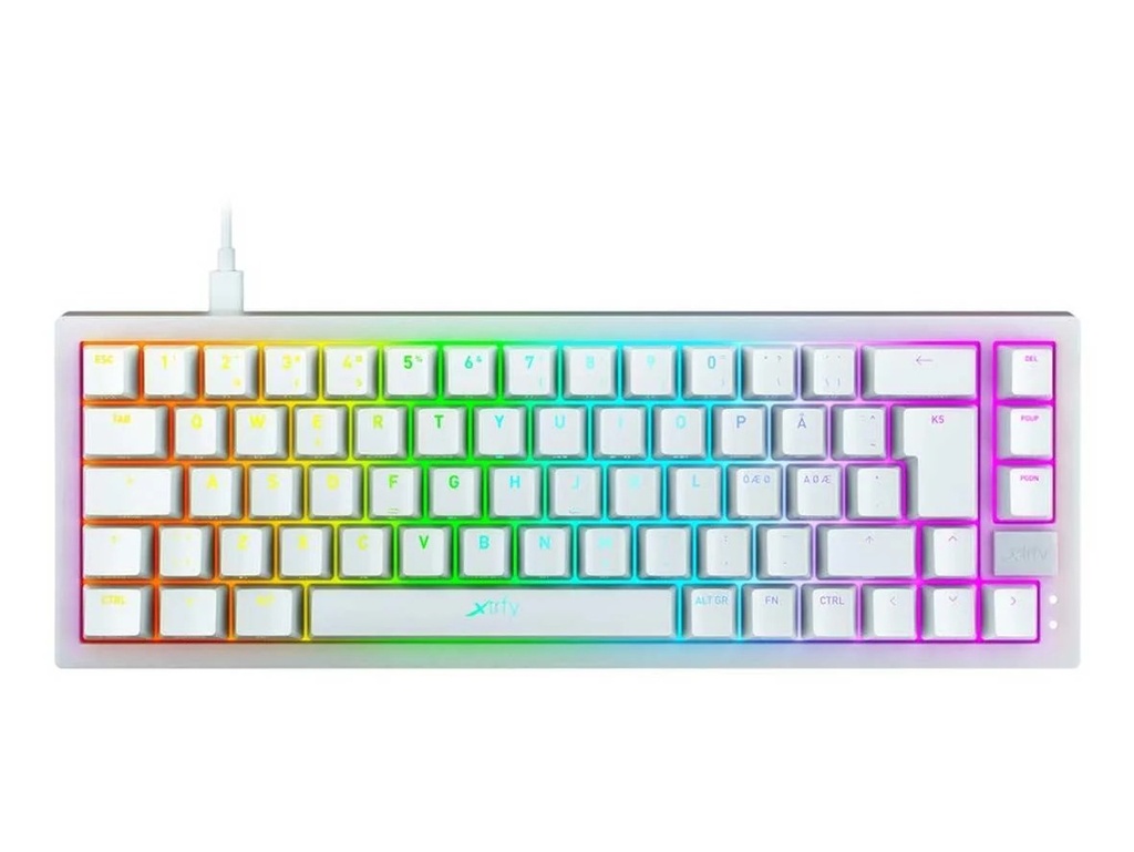 [K5-RGB-CPT-TPWHITE-R-US] CHERRY XTRFY K5 COMPACT RGB Mechanical Gaming Keyboard - White