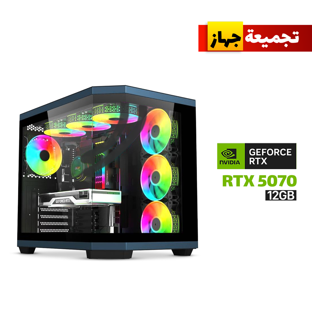 [V950B-GCP4] Gaming PC i9-14900K CPU, Asus Z790-P WiFi DDR5 MB, 32GB DDR5 RAM, 1TB NVMe SSD, RTX 5070 12GB VGA, 750 WATT GOLD PSU, GameOn L360 Liquid Cooler, Acer V950 Mid Tower Case With 7x RGB Fans, Windows 11 Pro License
