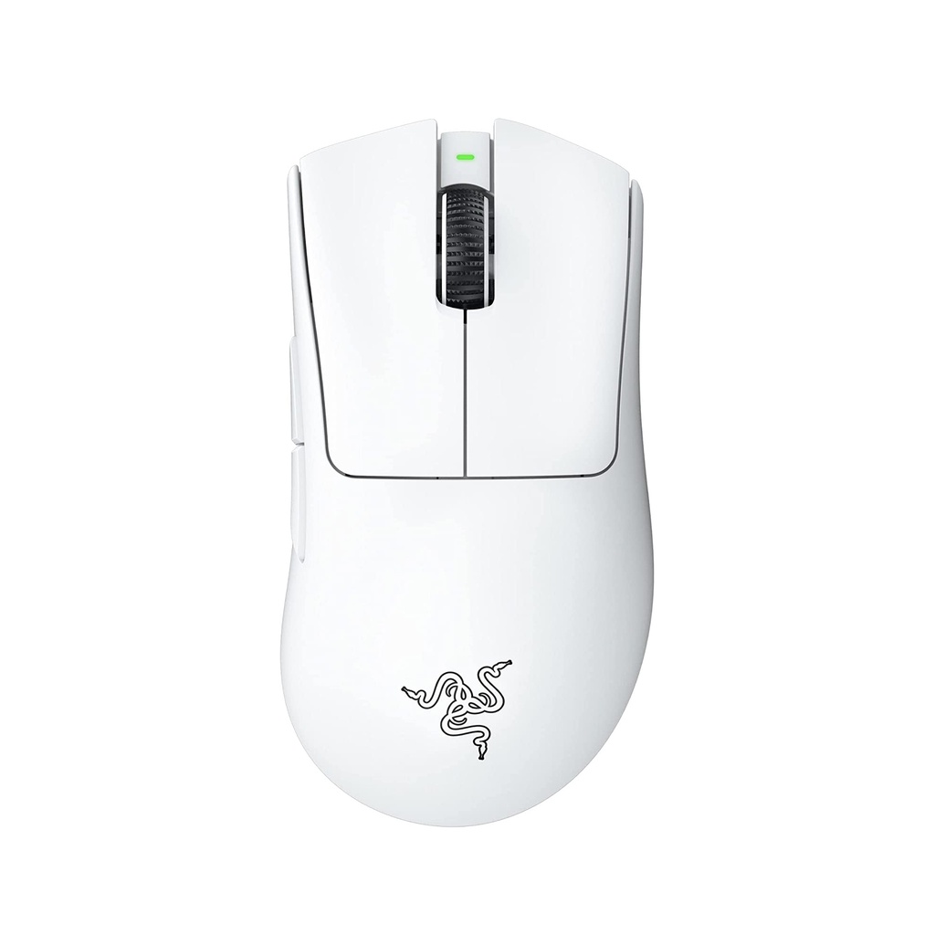 [RZ01-04630200-R3G1] Razer DeathAdder V3 Pro Ultra-Lightweight Wireless/Wired Ergonomic Esports Mouse Up to 90 Hours Battery Life White