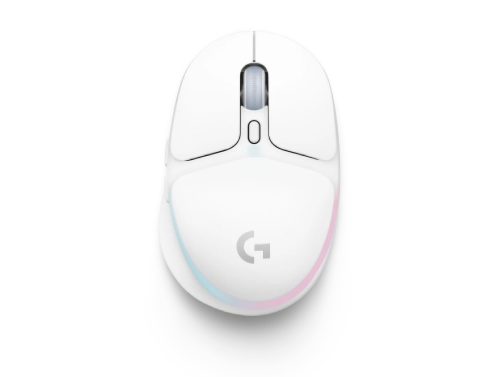 [910-006368] Logitech G705 Customizable Light synch RGB Lighting, Lightspeed Wireless/Bluetooth/Wired Lightweight Gaming Mouse For PC & Mac - White Mist