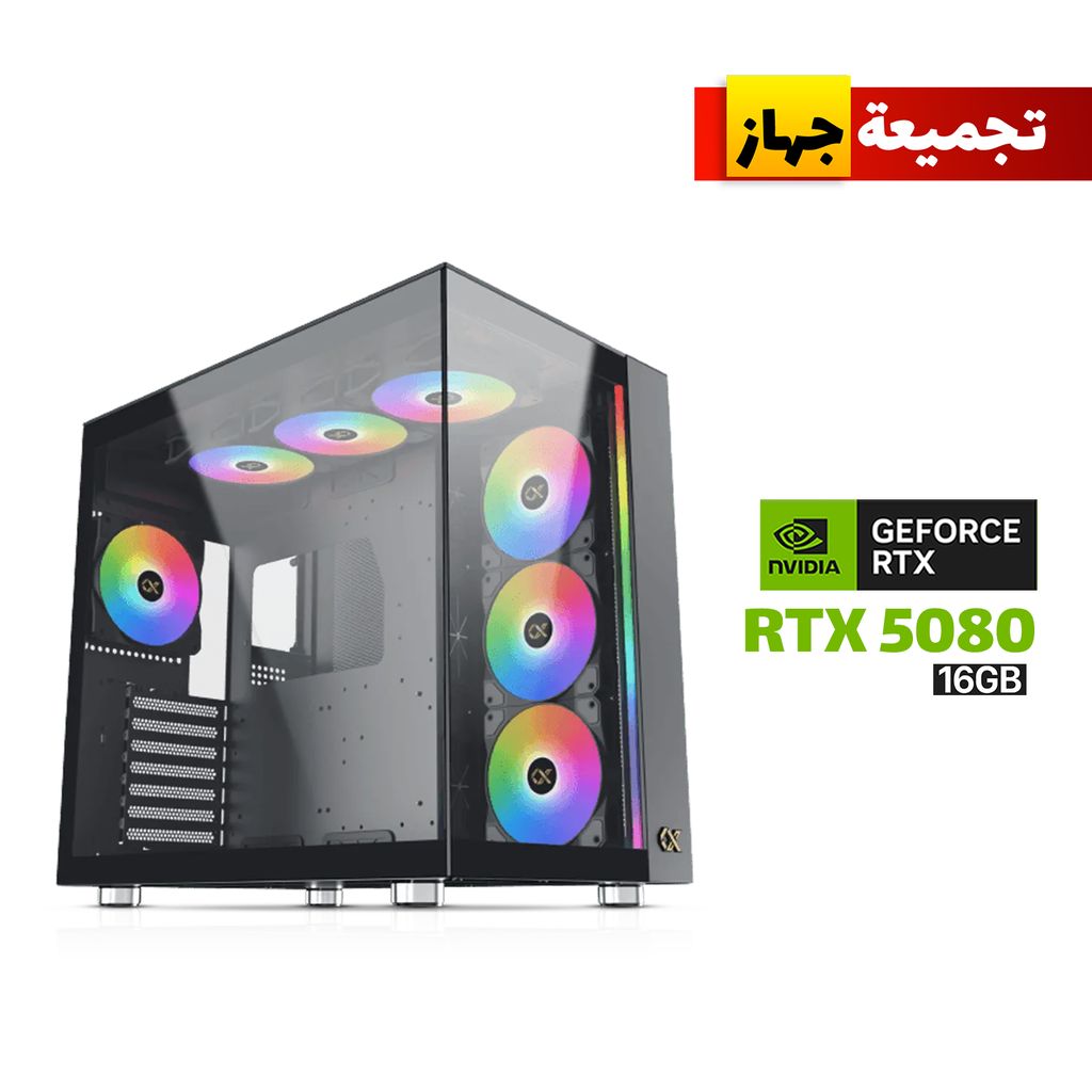 [EN41907-GPC1] Gaming PC AMD Ryzen 7 7800X3D, MSI X870-P WiFi MB, 32GB DDR5 (6000) RAM, 2TB NVMe Gen-4 SSD, RTX 5080 16GB VGA, ASUS PRIME L360 Liquid Cooler, Silver Stone 1000 WATT GOLD PSU, Xigmatek Aqua Ulta Air Mid Tower Case With 7x ARGB Fans, Win 11 Pro License