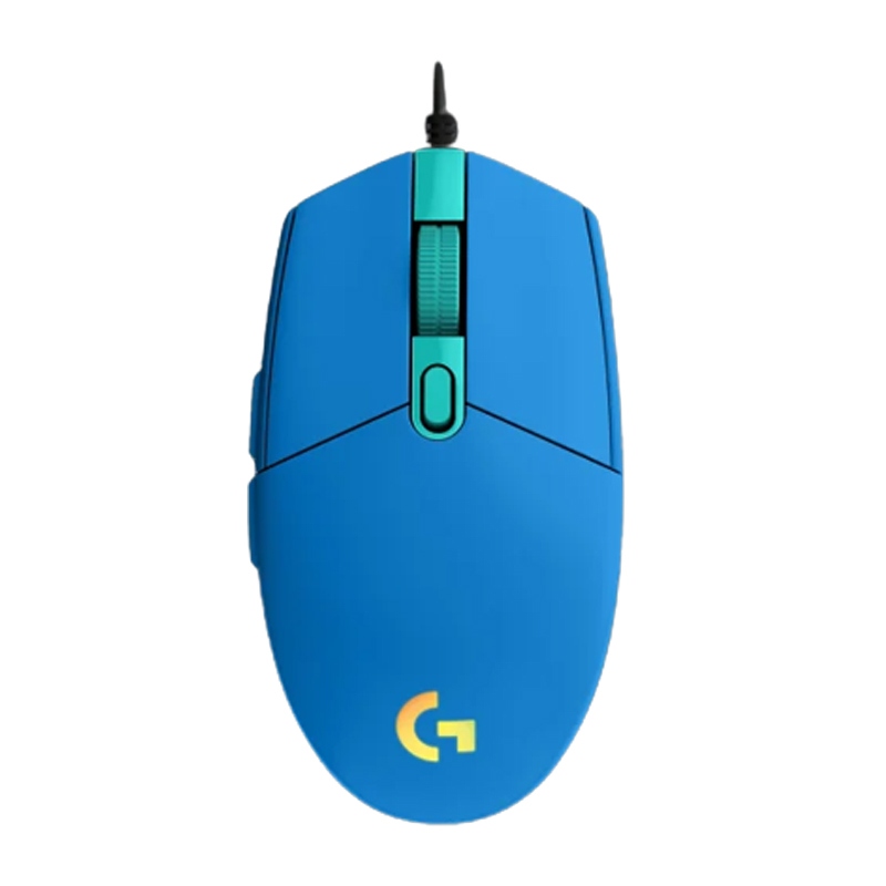 [910-005798] Logitech G203 Lightsync RGB Upto 8,000 DPI Wired Gaming Mouse - Blue