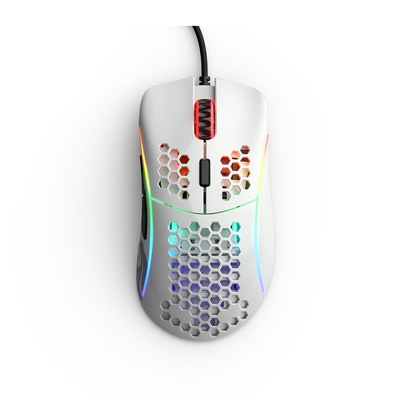 [GLO-MS-DM-GW] Glorious Model D Minus 12,000 DPI Wired Gaming Mouse (62g) - Glossy White