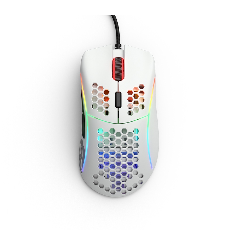 [GLO-MS-DM-MW] Glorious Model D Minus 12,000 DPI Wired Gaming Mouse (61g) - Matte White