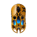 Gravastar Mercury X Pro Magnesium Alloy Frame Wireless/Bluetooth/Wired Gaming Mouse - Galaxy Black