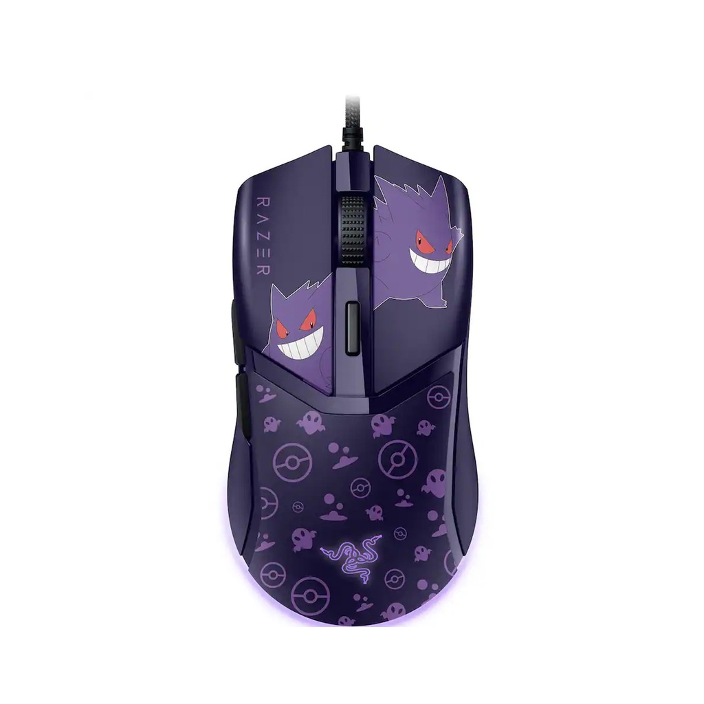 [RZ01-04650700-R3M1] Razer - Cobra Lightweight Optical Gaming Mouse with Chroma RGB Lighting - Wired - Pokémon Gengar Edition