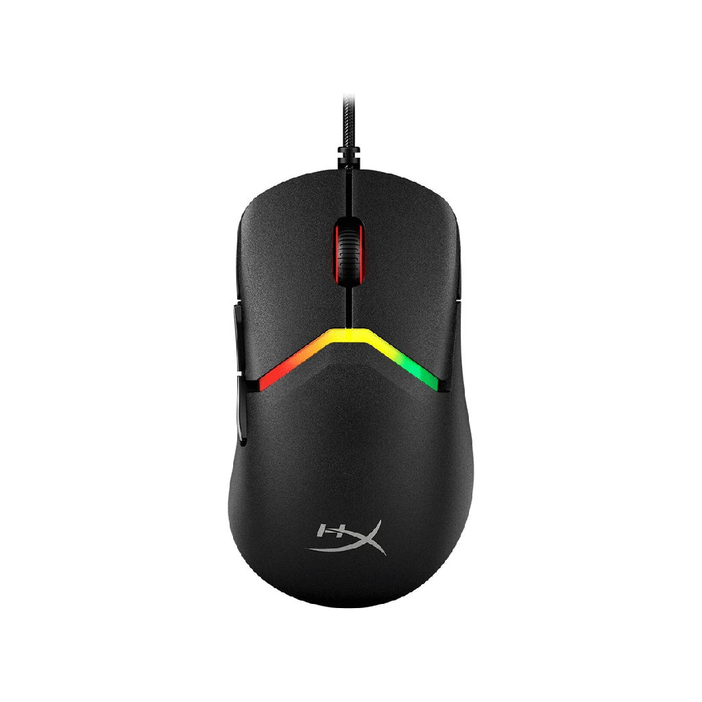 [A2PB3AA] HyperX Pulsefire Saga Gaming Mouse, Modular Design with Interchangeable Parts, 69g Lightweight, 8kHz Polling Rate, HyperX Optical Switches, Up to 26,000 DPI, Custom RGB Lighting, Black | A2PB3AA