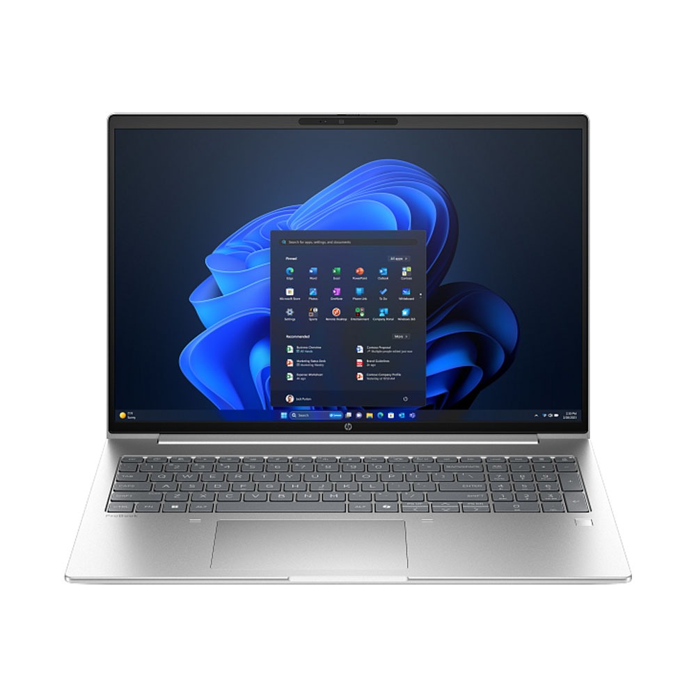 [CT1E0AT] HP ProBook 4 G1iR Laptop, Intel Core 5 120U Processor, 16GB RAM DDR5, 512GB SSD NVMe, Intel® Graphics Integrated, 16" WUXGA IPS Display, backlit keyboard, Windows 11 Pro (License), Pike Silver | CT1E0AT