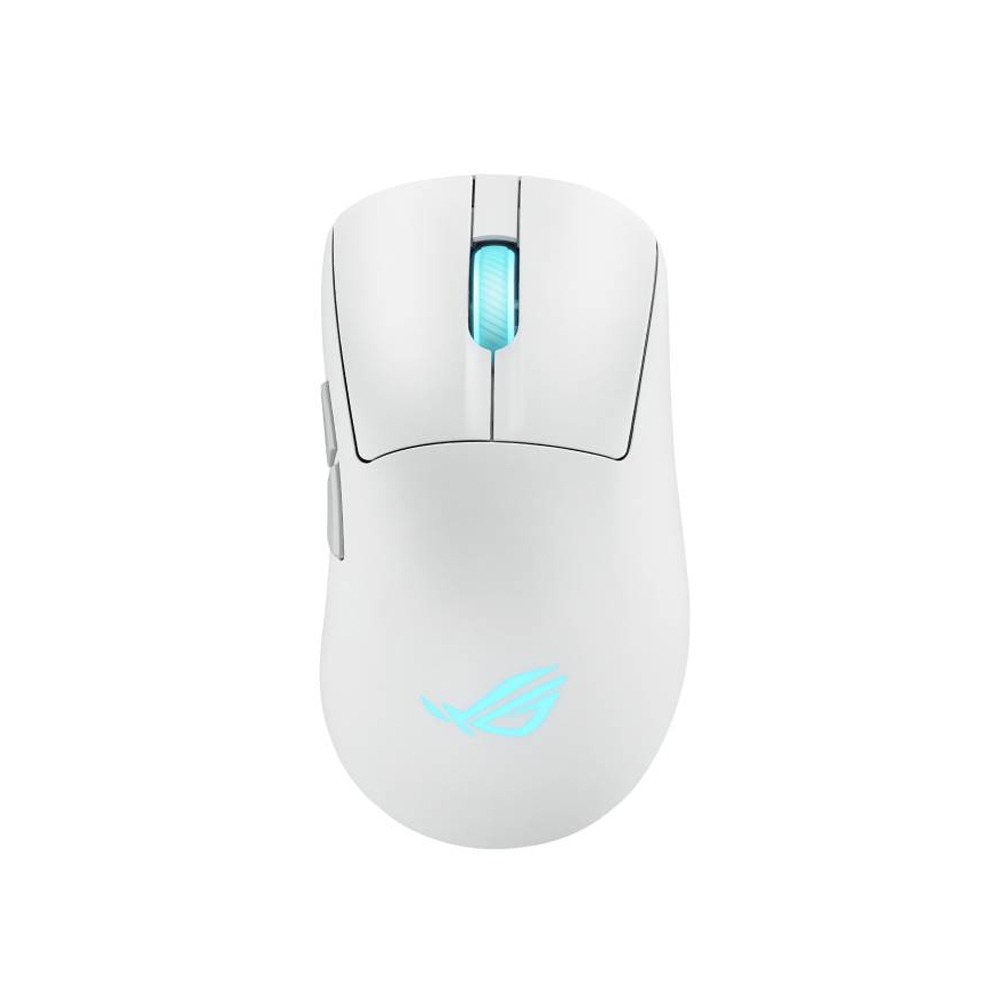 Asus ROG Keris II Origin Tri-Mode Wireless/Bluetooth/Wired Gaming Mouse, AimPoint Pro Optical Sensor, 42,000dpi Max, 8000Hz Polling Rate, White | 90MP04A0-BMUA10