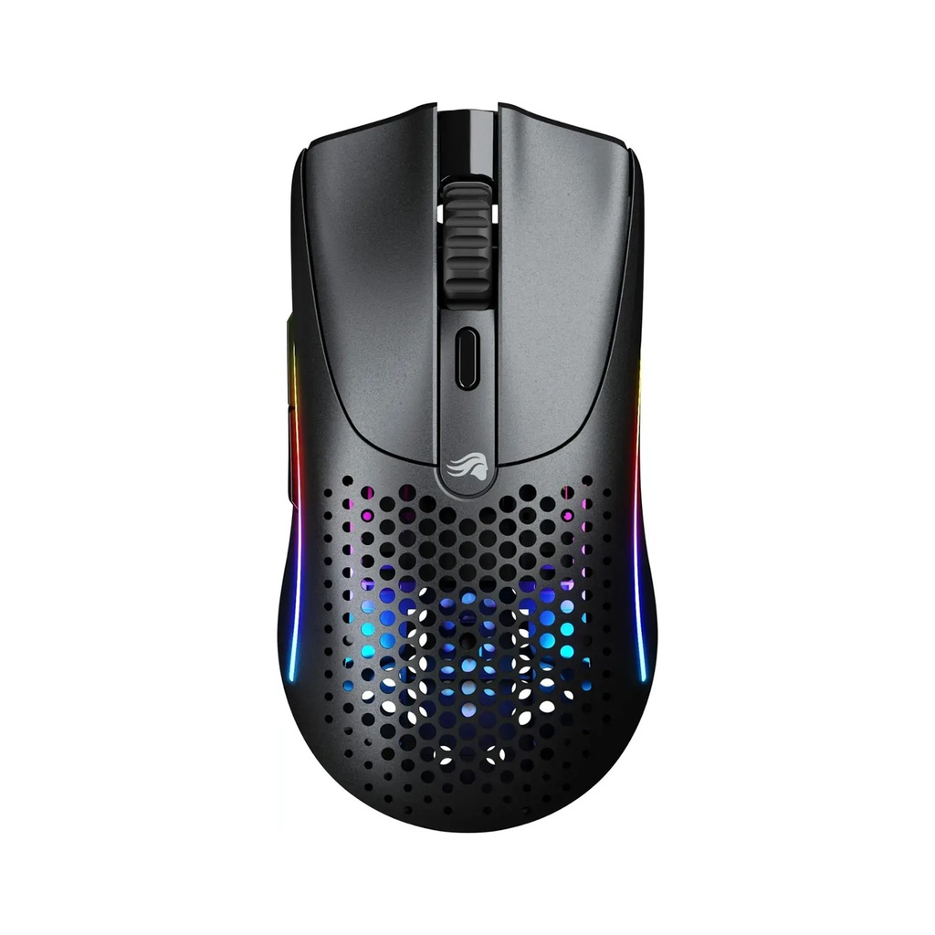 [GLO-MS-OMWV2-MB] Glorious Model O2 Mini Ultralight Ambidextrous RGB Wireless Gaming Mouse 57g 26,000 DPI - Black