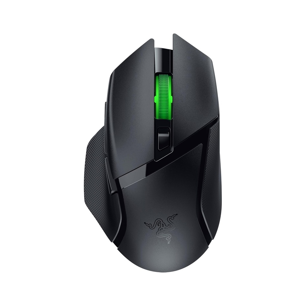 [RZ01-04870100-R3G1] Razer Basilisk V3 X HyperSpeed Wireless/Bluetooth Gaming Mouse Mechanical Switches Gen-2-5G Advanced 18K Optical Sensor, Chroma RGB, 9 Programmable Controls, 535 Hr Battery - Black