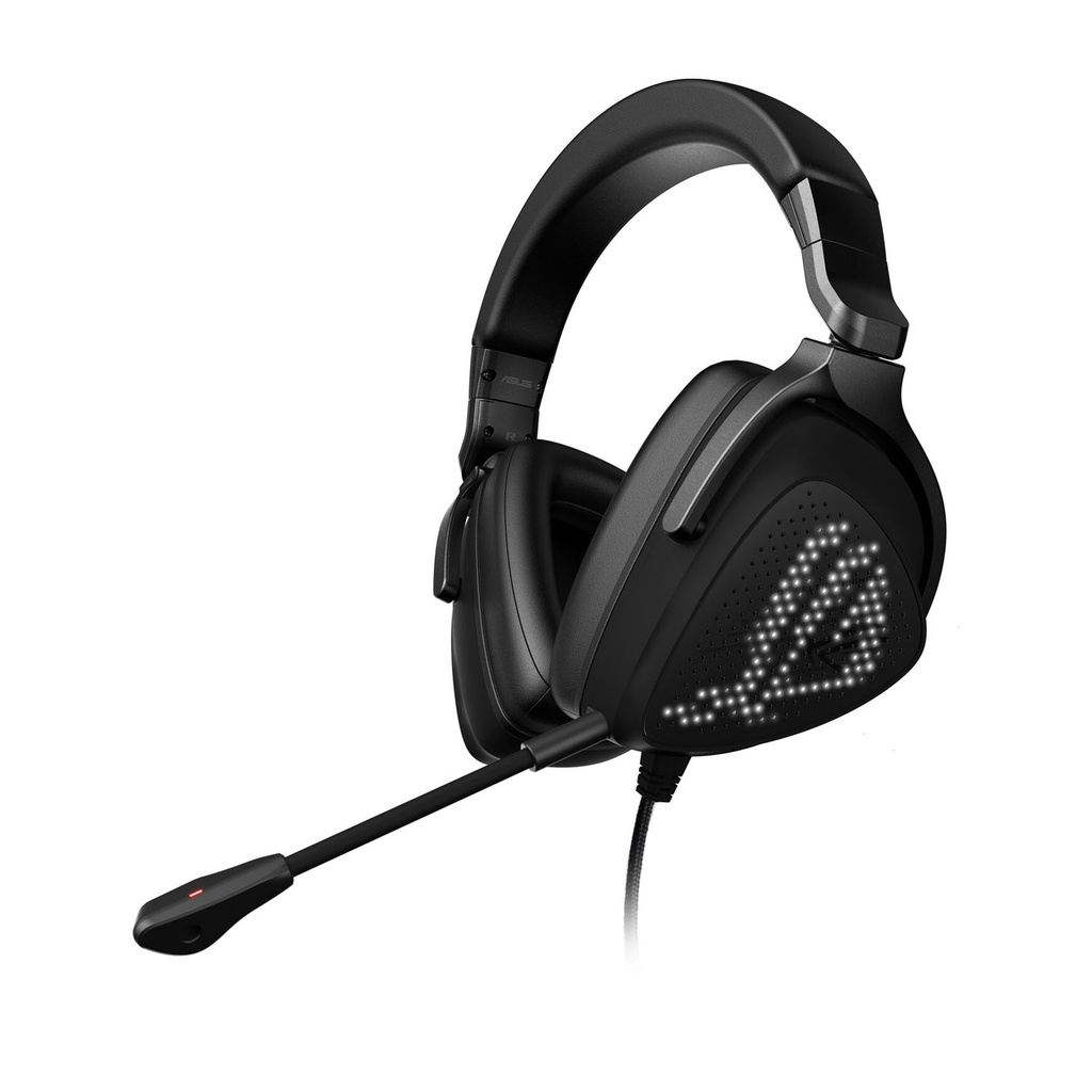 [90YH037M-B2UA00] Asus ROG Delta S Animate Wired Gaming Headset Noise-Canceling Mic Compatible with PC PlayStation 4/ 5 Nintendo Switch™