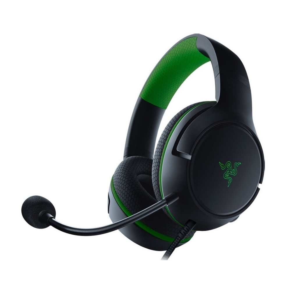 [RZ04-03970100-R3M1] Razer Kaira X Wired Headset for Xbox Series X|S, Xbox One, PC, Mac & Mobile Devices: Triforce 50mm Drivers, HyperClear Cardioid Mic, Flowknit Memory Foam Ear Cushions, On Headset Controls - Black