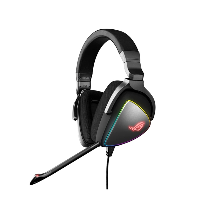 [90YH00Z1-B2UA00] Asus ROG Delta RGB Quad-DAC Virtual 7.1 Wired USB-C RGB Gaming Headset For PC,PS5,Switch & Mobiles