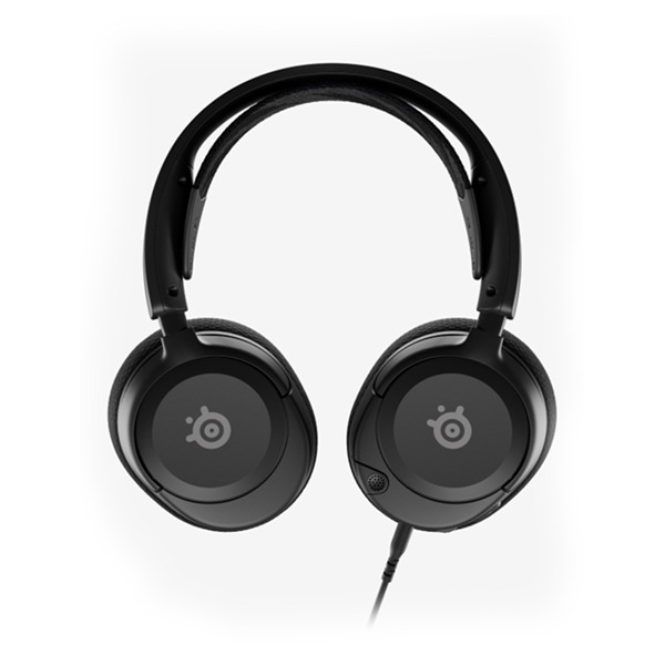 [61606] SteelSeries Arctis Nova 1 Multi-Platform Premium Wired (3.5mm) Nova Acoustic System Gaming Headset, AI Noise-Cancelation ClearCast Retractable Mic,For PC,PS5/PS4, Xbox Switch & Mobile Devices - Black