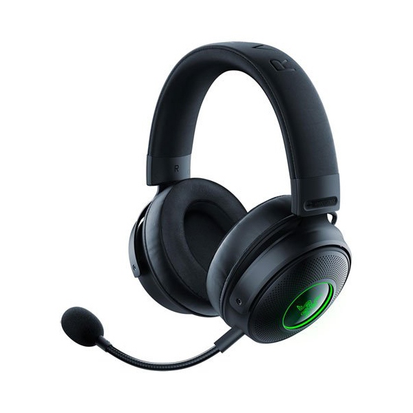 [RZ04-03460100-R3M1] Razer Kraken V3 Pro Wireless/Wired (3.5mm) Gaming Headset Haptic Technology, HyperSense, Passive Noise Cancellation, For PC, PS4, PS5, Nintendo Switch, Mobile, Xbox - Black