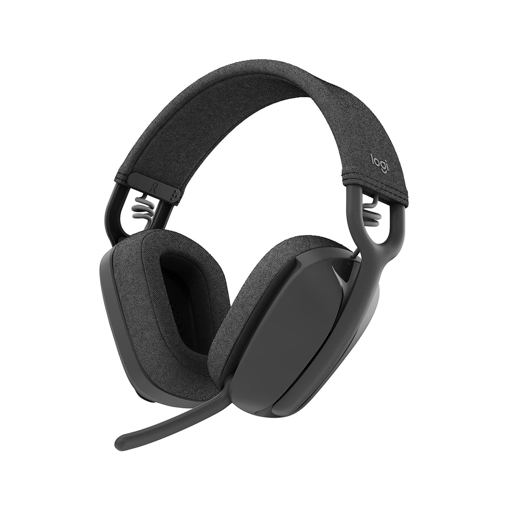 [981-001213] Logitech Zone Vibe 100 Wireless Bluetooth Headset With Noise-Cancelling Mic - Graphite