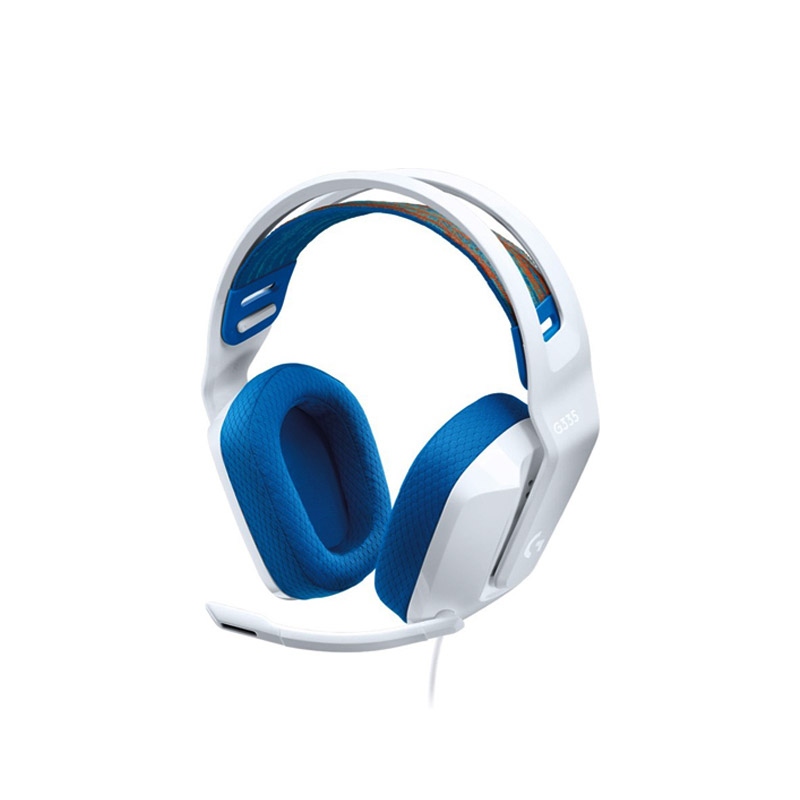 [981-001018] Logitech G335 Wired Gaming Headset - White For PC, Xbox,PlayStation,Switch & Mobile Devices
