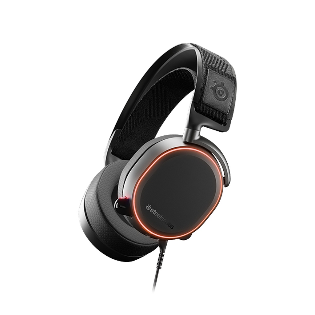 [61486] SteelSeries Arctis Pro High Fidelity DTS Wired (USB/3.5mm) Gaming Headset, Noise Cancellation Retractable Mic For PC,PS5/PS4,Xbox One,Switch & Mobile Devices