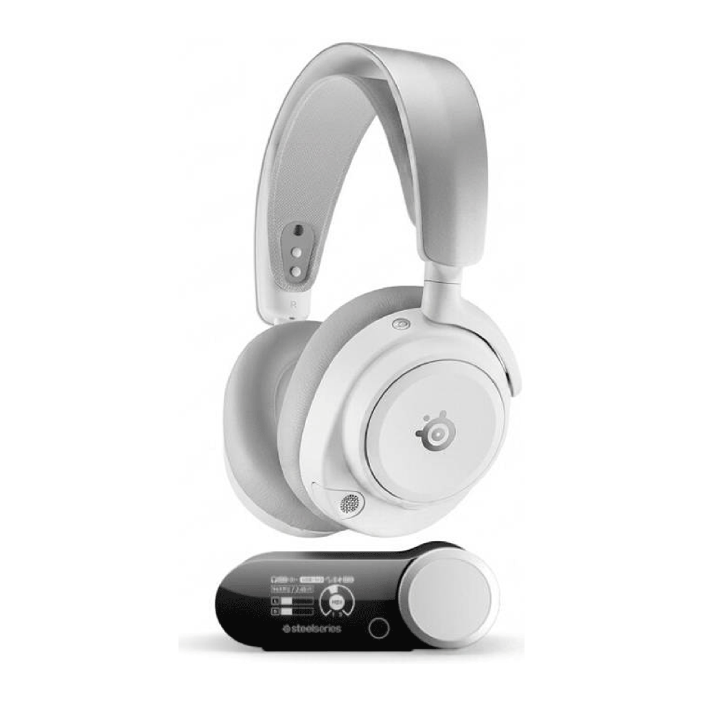 [61722] SteelSeries Arctis Nova Pro Omni Active Noise Cancellation Wireless Gaming Headset For Xbox, Playstation Switch + PC+Mobile -White