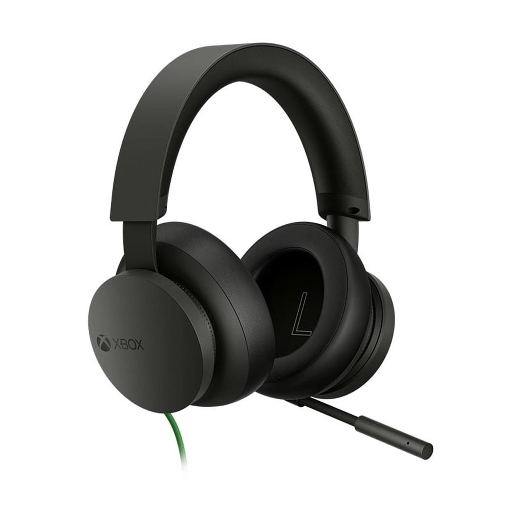 [8LI-00002] Microsoft Xbox Series Stereo Wired (3.5mm) Gaming Headset with Bendable Boom Mic, Supports Spatial Sound, Dolby Atmos For PC & Xbox