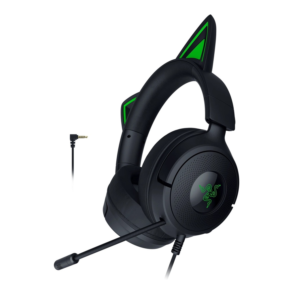 [RZ04-05350200-R3M1] Razer Kraken Kitty V3 X Wired Gaming Headset For PC,Mac,PlayStation,Switch, Steam Deck & Smartphone - Black