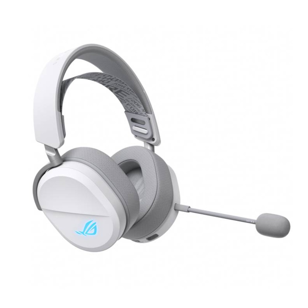 [90YH0410-BHUA10] Asus Rog Pelta Tri-Mode Wireless/Bluetooth Gaming Headset For PC,PlayStation,Switch,Mac & Mobile-White