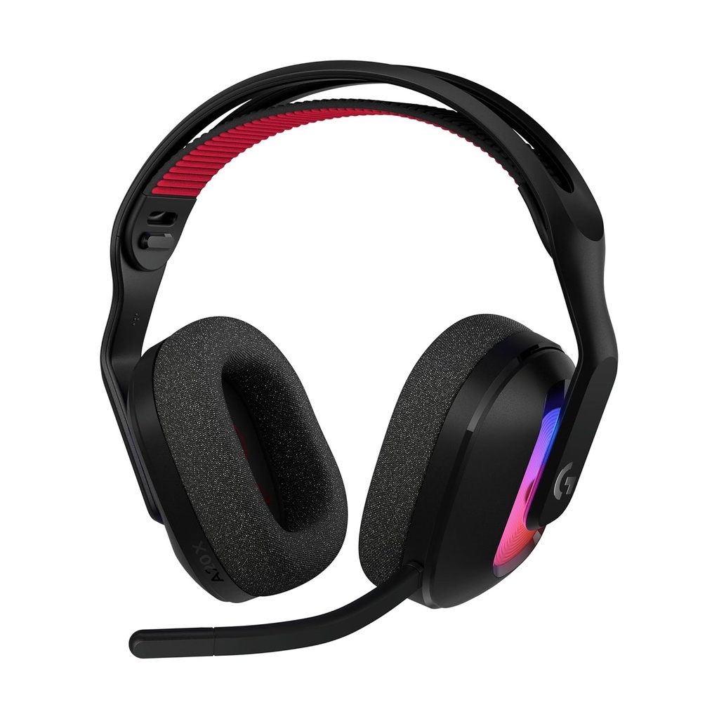 [939-002247] ASTRO A20 X LIGHTSPEED Bluetooth / Wireless Gaming Headset, LIGHTSYNC RGB, and 48 kHz Boom Mic, for PS5, Xbox, Nintendo Switch/Switch 2 and PC with 2-System PLAYSYNC Audio - Black