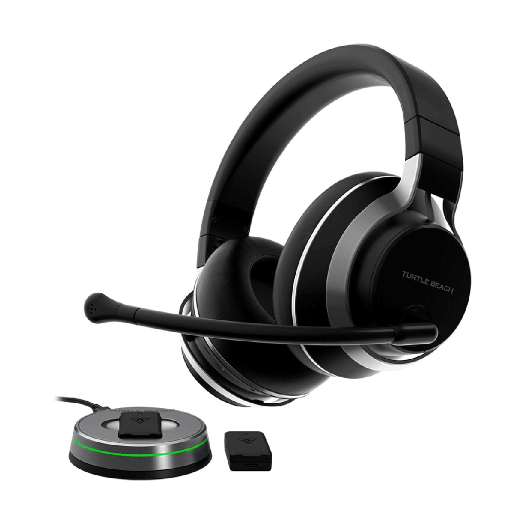 [TBS-3365-02] Turtle Beach Stealth™ Pro Multiplatform Gaming Headset, Dual Connectivity Wireless / Bluetooth, Active Noise Canceling, Swappable Dual 12+ Hour Battery, for Xbox X/S, PS5, PS4, PCs/Mac and Mobile Devices, Black | TBS-3365-02