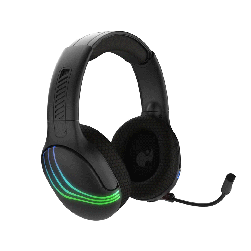 [049-032-BK] PDP Afterglow Wave Wireless Headset with Mic for Xbox Series X|S, Windows 10/11 PC, Compatible with PlayStation PS5/PS4 and Bluetooth, Black | 049-032-BK